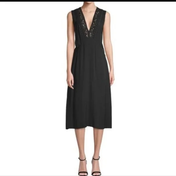 chinese dress ladies A.L.C. Women's Eden Lace Mini Dress in Slate Blue, Size 4 main image 0